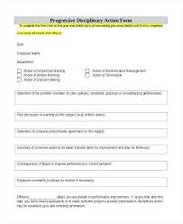 Employee Discipline Form Word Johnnybelectric Co