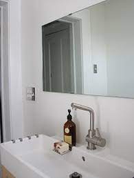 big frameless mirror without adhesive