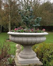 Urn Stone Garden Planter Pots Patio Tub