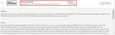 stack 2 amex offers off 5 hilton