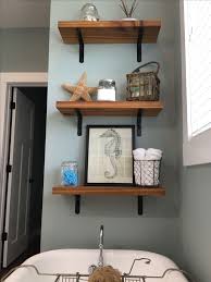 Diy Cedar Bathroom Shelves Brackets