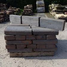 reclaimed bricks stone cobbles and