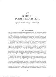 pdf birds in forest ecosystems