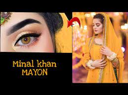 minal khan mehndi makeup tutorial