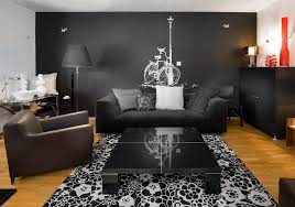A living room can serve many different functions, from a formal sitting area to a casual living space. Black Furniture Interior Design Photo Ideas Small Design Ideas