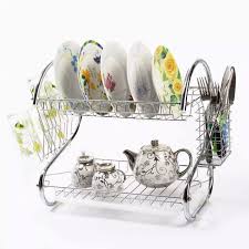 Alibaba.com offers 2,813 stainless steel dish drainer rack products. 2 Tier S Shaped Dish Drainer Stainless Steel Drying Rack Bowl Dish Draining Shelf Dryer Tray Holder Kitchen Organizer Storage Holders Racks Aliexpress