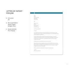 11 Sample Employment Letter Of Intent Templates Pdf Doc Free