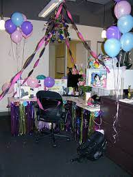14 birthday decorating office ideas