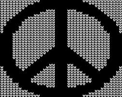 Free Knit Peace Symbol Chart