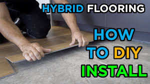 Hybrid flooring is a rigid floating floor product that combines the best attributes of laminate and vinyl. How To Install 100 Waterproof Hybrid Flooring Youtube