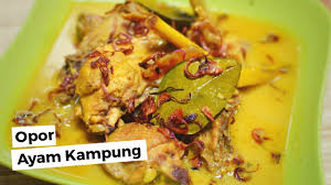 Put all the toasted spices, shallots, garlic, galangal, ginger, turmeric, candle nuts in a food processor and blend into paste. Resep Opor Ayam Kampung Youtube