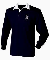 dunmow farmers navy long sleeved rugby