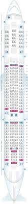 Seat Map Asiana Airlines Airbus A330 300 275pax Asiana