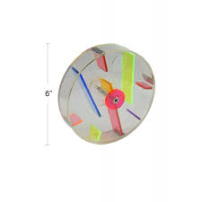 acrylic foraging wheel for bird and