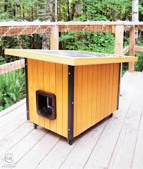 25 free diy outdoor cat house plans
