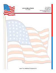 The American Flag Waves On This Patriotic Printable