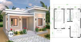 Flat Roof House One Bedroom House Plans