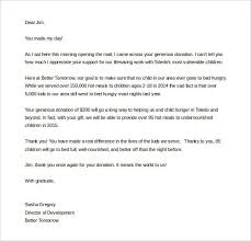 fundraising letter template 7 free