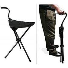 portable walking chair cane stool from