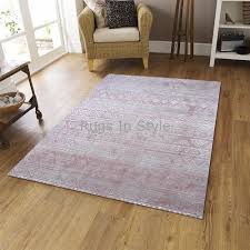 rectangular handloom viscose carpet at