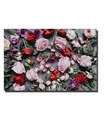 Wall Art Canvas Print 120x80cm Roses