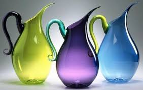 Cool Glass Pitcher Water Jug With