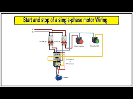 single phase ac motor wiring
