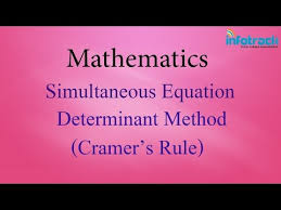 Maths Simultaneous Equation