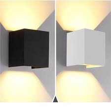 12w Up Down Wall Lamp Sconces Light Warm White White Waterproof For Home Bedroom Ac85 265v Sale Banggood Com