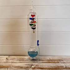 Glass Galileo Thermometer With 5