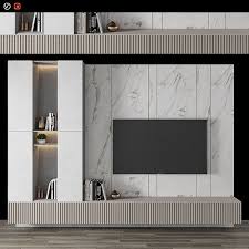 Modern Tv Wall 13 3d Model Cgtrader