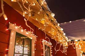 how to hang christmas lights on a roof