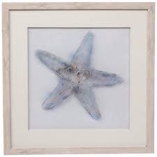 Watercolor Starfish Framed Wall Decor