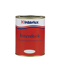 Interlux Yjb000 Qt Interdeck Slip Resistant Deck Paint White Quart