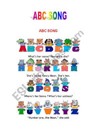 Also, try the little letters tracing worksheets or big letter. Abc Song Esl Worksheet By S Lefevre