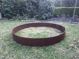 Garden Ring Corten Steel 15cm Tall