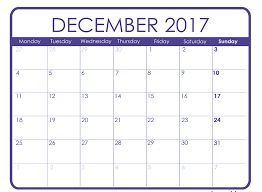 December 2017 Printable Calendar Templates Free Printable Calendar
