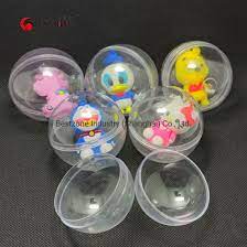 28 mm plastic transpa capsule toys