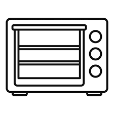 Turbo Convection Oven Icon Outline