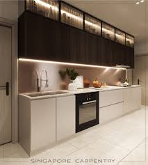 wet kitchen interiors carpentry singapore