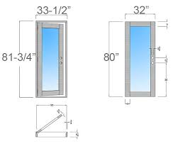 by exterior door sizes us door