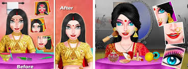 indian bhabhi makeup salon game apk