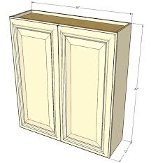 Again wall kitchen cabinet dimensions are specified in terms of their external dimensions. Large Double Door Tuscany White Maple Wall Cabinet 36 Inch Wide X 42 Inch High Kitchen Cabinet Warehouse