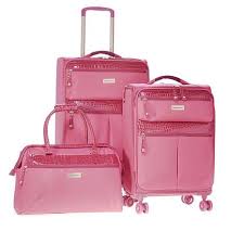 Samantha Brown 3 Piece Ultra Lightweight Luggage Set 8565260 Hsn Lightweight Luggage Luggage Sets Luggage