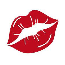 kiss lips vector art icons and