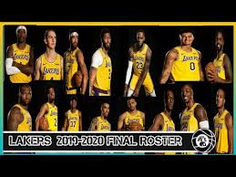 Rumored changes are not included here. Los Angeles Lakers Final Roster 2019 2020 Lakeshow Youtube