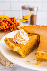 pumpkin pie with sweetened condensed