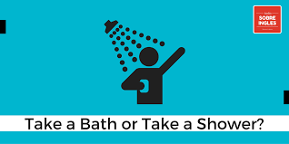 take a bath or take a shower