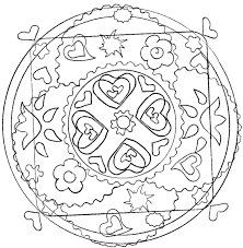 The spruce / miguel co these thanksgiving coloring pages can be printed off in minutes, making them a quick activ. Hearts And Flowers Mandala Mandalas Adult Coloring Pages