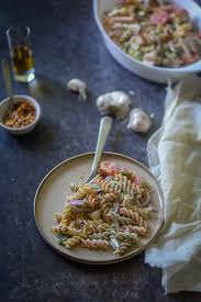 tricolor pasta salad recipe thisthatmore